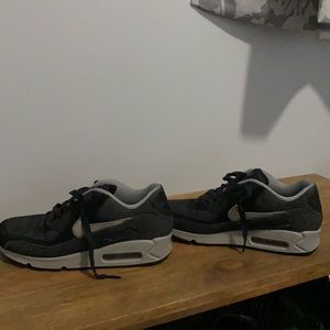 Nike AirMax black denim- size 9!